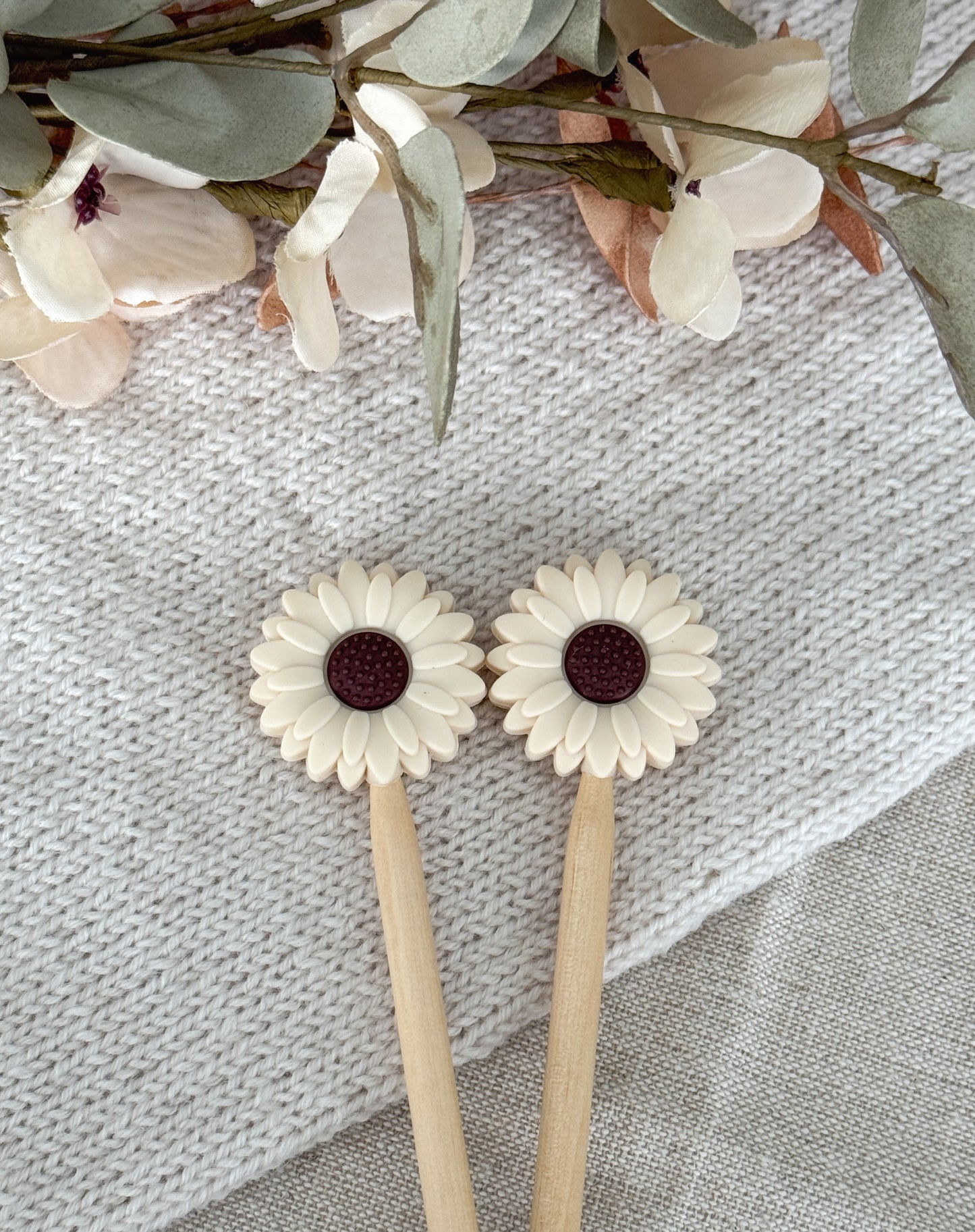 Maskestoppere - Beige Daisy
